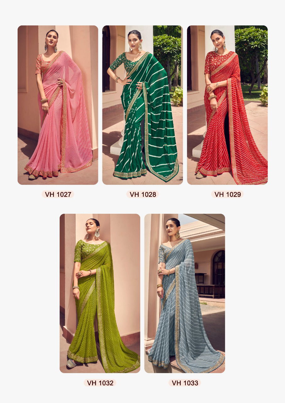 Stavan Vihana 3 Regular Wear Printed Designer Georgette Saree Collection